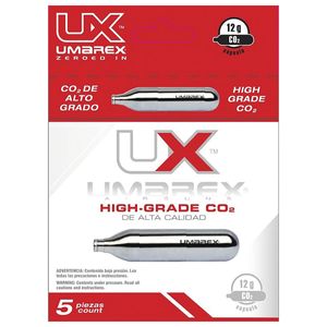Cilindro de co2 Umarex 5 piezas gris 2252537-5