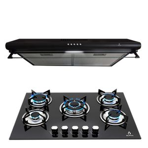 combo SUPRa Parrilla Y campana extractora De 76 cm soiaro