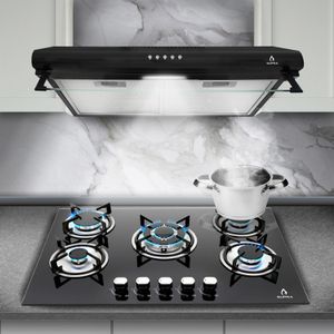 combo SUPRa Parrilla Y campana extractora De 76 cm soiaro