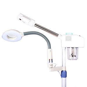 Vaporizador facial con ozono Letmex lupa y luz blanco bm3058