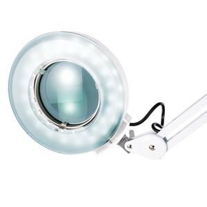 Lupa con lámpara Letmex blanco bm3150