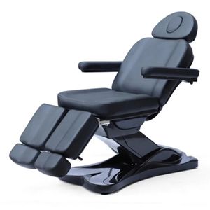 Camilla eléctrica Letmex 2 motores negro 8835b-n