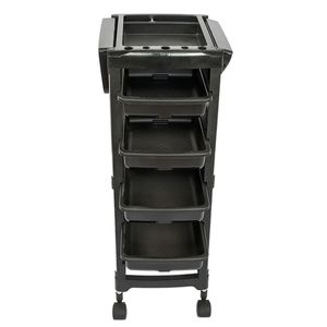 Carrito auxiliar multifuncional negro Letmex t05