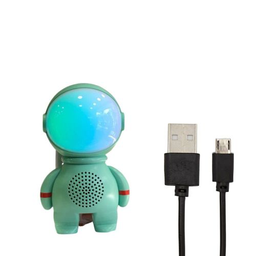 Bocina Bluetooth Con Luces LED Gadgets & Fun Astronauta