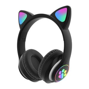 Audífonos diadema con orejas de gato bluetooth Gadgets & Fun con luces led