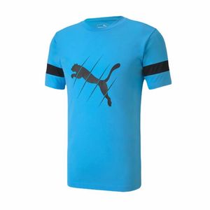 Playera para caballero Puma logo running azul 656467 16