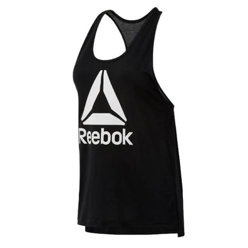 Playera para Dama Reebok Wor Supremium Logo Negro