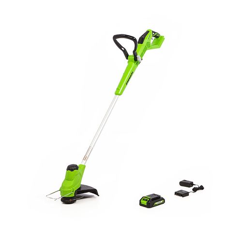 Desbrozadora GREENWORKS De 24v Incluye Batería Y Cargador 24T12