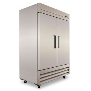 Refrigerador vertical Torrey 2 puertas solidas 47 pies acero inoxidable rvsa-47ui