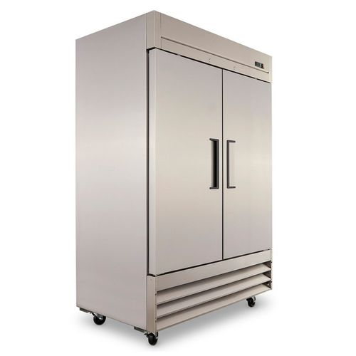 Refrigerador Vertical Torrey 2 Puertas Solidas 47 Pies Acero Inoxidable RVSA-47UI