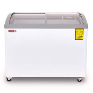 Congelador horizontal Torrey tapas de cristal curvo deslizables 11 pies blanco chc110c