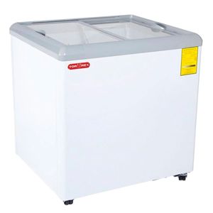 Congelador horizontal Torrey tapas de cristal plano deslizables 8 pies blanco chc80p