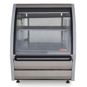Vitrina exhibidora Torrey acero inoxidable drd3