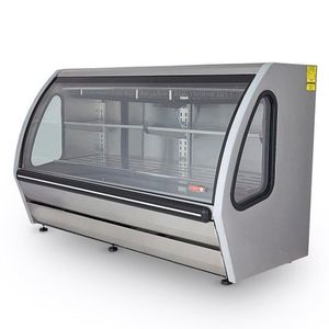Vitrina exhibidora Torrey 182cm acero inoxidable drd6ai