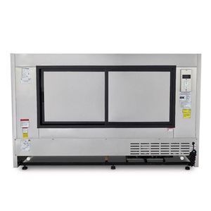 Vitrina exhibidora Torrey 182cm acero inoxidable drd6ai