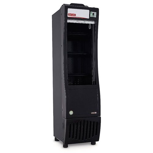 Refrigerador Tramo Abierto Torrey Con Cortina De Aire Negro VRA05