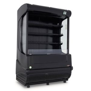 Refrigerador tramo abierto Torrey cortina de aire negro vra23