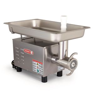 Molino de carne Torrey 3.4kg acero inoxidable fg12ss