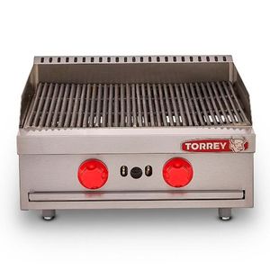 Asador 2 quemadores Torrey acero inoxidable asa600