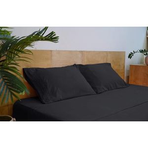 Sábanas de microfibra B.Kind & Beyond negro king size