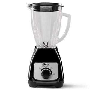 Licuadora Oster con vaso de vidrio negro blstkag-brd-013
