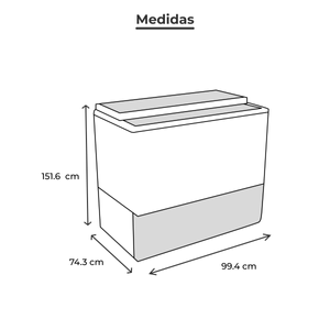 Enfriador horizontal 18p ht18