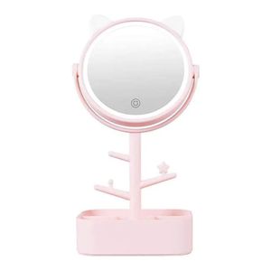 Espejo con luz led Gadgets & Fun con bandeja para joyas