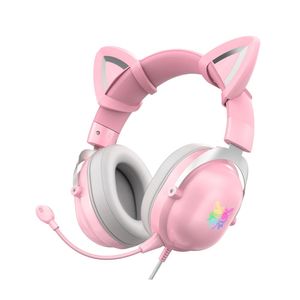 Diadema gamer alámbrica Gadgets & Fun orejas de gato rgb