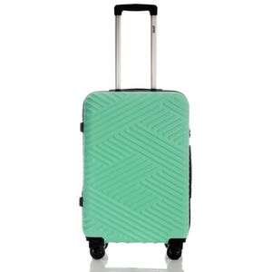 Maleta rígida Atm turquesa neon 24"