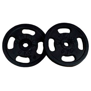 Discos de pesas Gimpack negro 1117