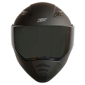 Casco abatible Kov mediano negro mate estelar