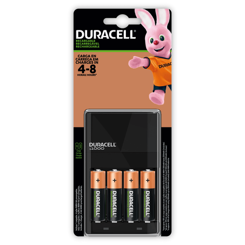 Cargador Duracell Para Pila AA y AAA Con 4 AA