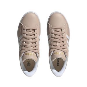 Tenis para caballero Adidas grand court cloudfoam beige hp2538 26.5mx