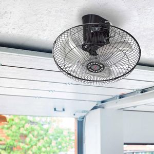 Ventilador de pared Mytek negro 3126