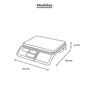 Bascula Digital Torrey 40kg Blanco SXE40