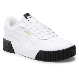 Tenis casual para dama Puma carina 2.0 blanco 385849 04