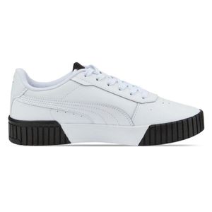 Tenis casual para dama Puma carina 2.0 blanco 385849 04