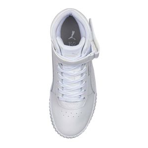 Tenis casual para dama Puma carina 2.0 mid blanco 385851 02