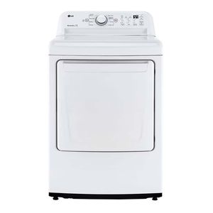 Secadora de gas LG carga frontal 25kg blanco dt25wtgk