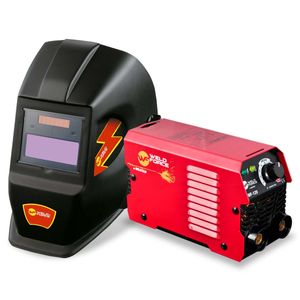 Soldadora inversor 110v Weldtech rojo wf-120p