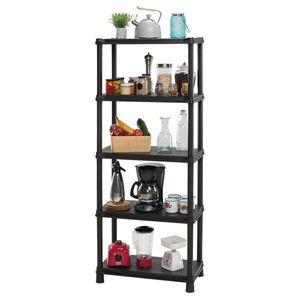Estante de plástico Rimax 15p negro 13438