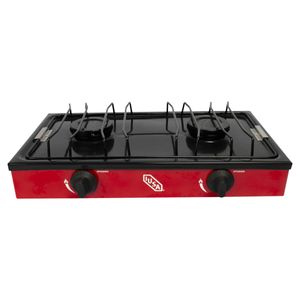 Parrilla 2 quemadores IUSA roja 604973