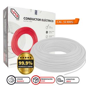 Cable thw-ls/thhw-ls IUSA 12 awg blanco 375123