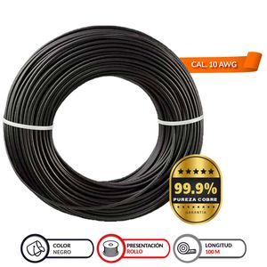 Cable IUSA uso extra rudo (st) 3 x 10 awg 217233