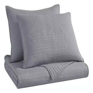 Colcha de microfibra B.Kind & Beyond gris king size