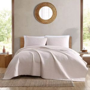 Colcha de microfibra B.Kind & Beyond beige matrimonial