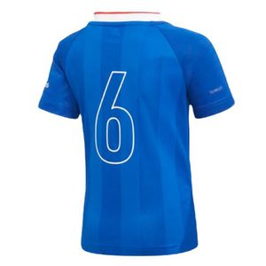 Playera para niño Adidas fútbol azul cf6701