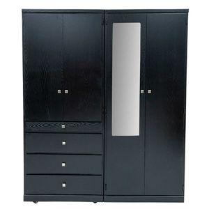 Ropero Proimsa 4 cajones 4 puertas chocolate enrique