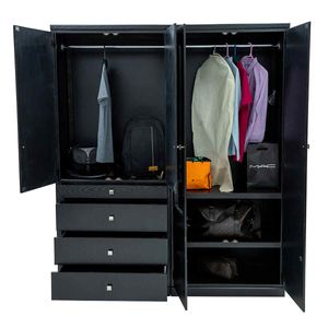 Ropero Proimsa 4 cajones 4 puertas chocolate enrique