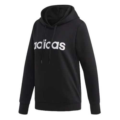 Sudadera Para Dama Adidas Essentials Linear Pullover Negra DP2403